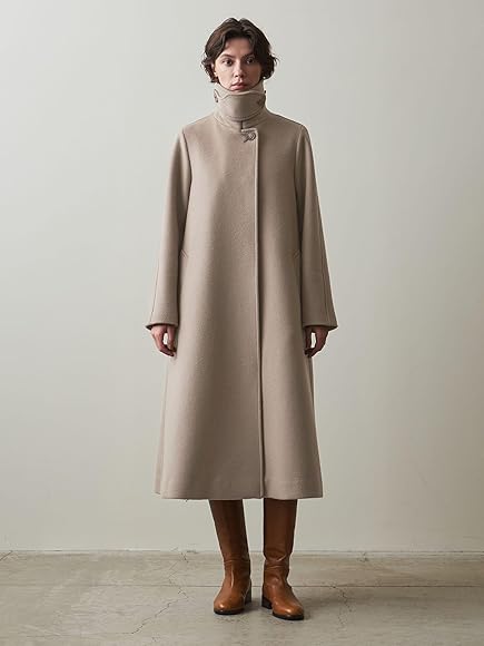 Steven Alan ウールビーバー テント コートネイビー